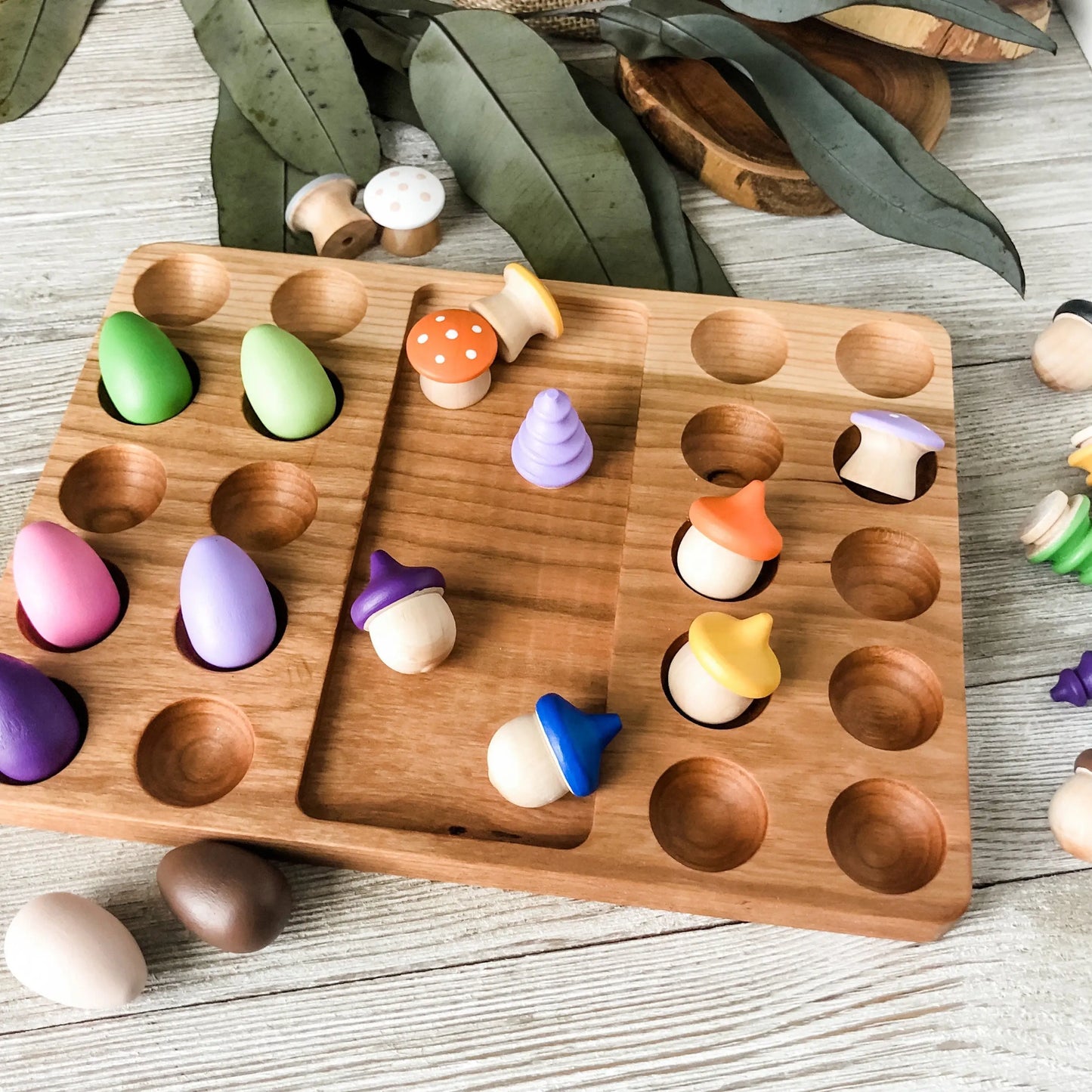 Wooden 20 Frame - Chickadees Wooden Toys