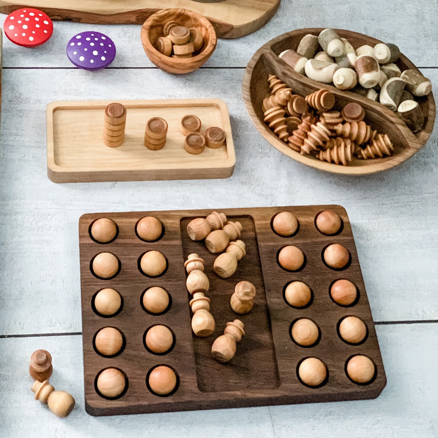 Wooden 20 Frame - Chickadees Wooden Toys