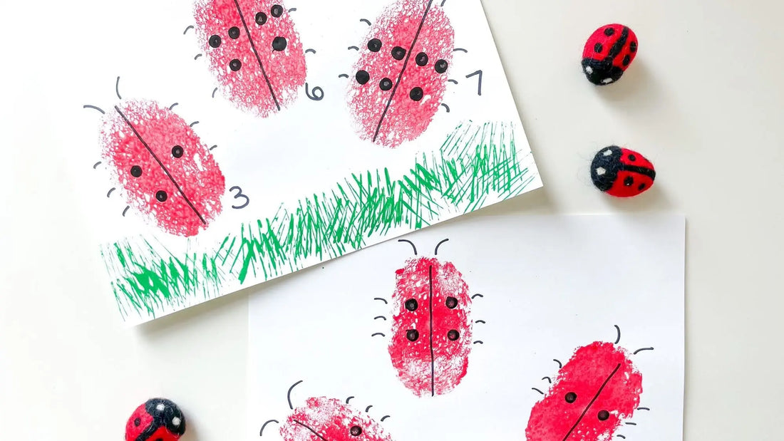 Ladybug Prints - by Allison Hahn - Chickadees Wooden Toys