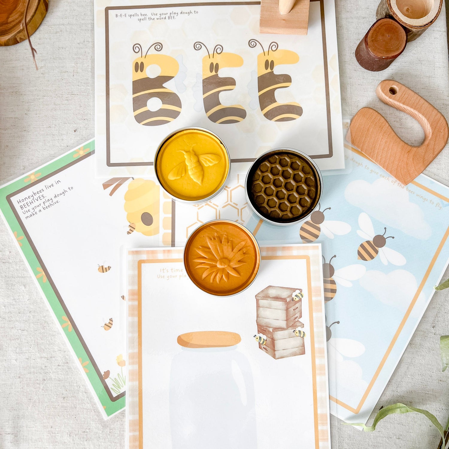 REUSABLE Play Dough Mats