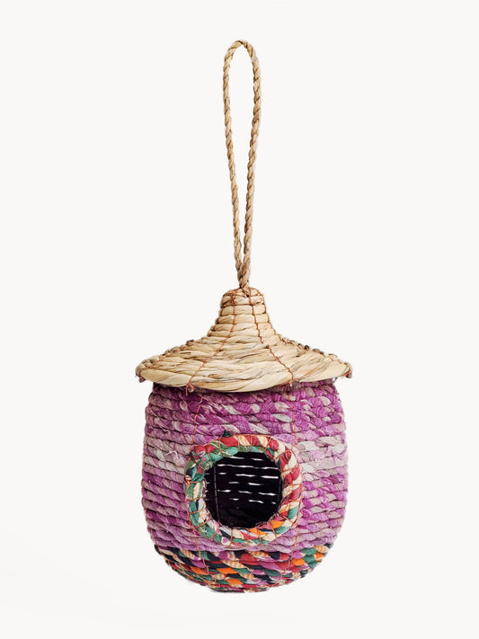 Seagrass & Sari Birdhouse - Acorn - Chickadees Wooden Toys