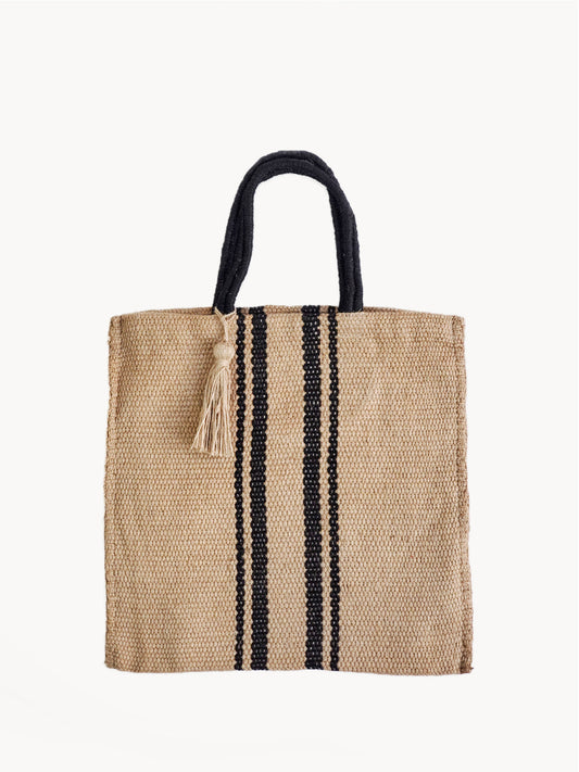 Naya Jute Tote Bag - Natural - Chickadees Wooden Toys