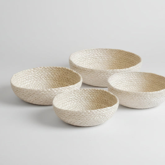 Kata Candy Bowl - White (Set of 4) - Chickadees Wooden Toys