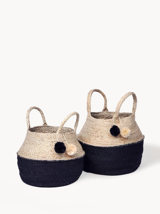 Naiya Foldable Basket Bag - Chickadees Wooden Toys