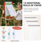 Tiny Land® 3-in-1 Art Easel & Paper Roll Set - Chickadees Wooden Toys
