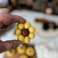 5 Wool Felt Sunflowers