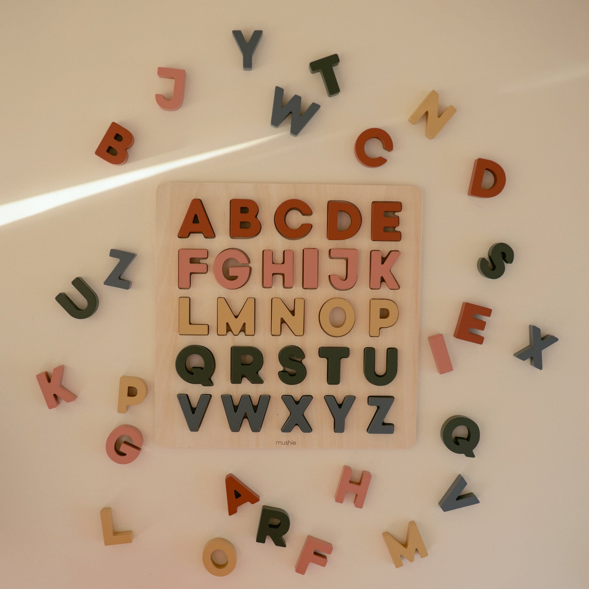 Wooden Alphabet Puzzle - Chickadees Wooden Toys
