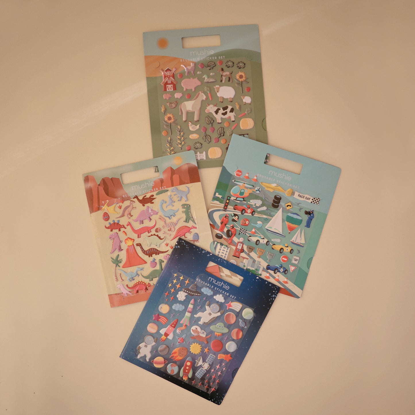 Reusable Sticker Set - Chickadees Wooden Toys