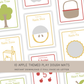 10 Apple Play Dough Mats - Digital Download