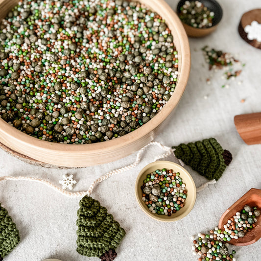 Winter Woods Sensory Bin Filler