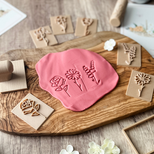 Flower Eco Stamp Set