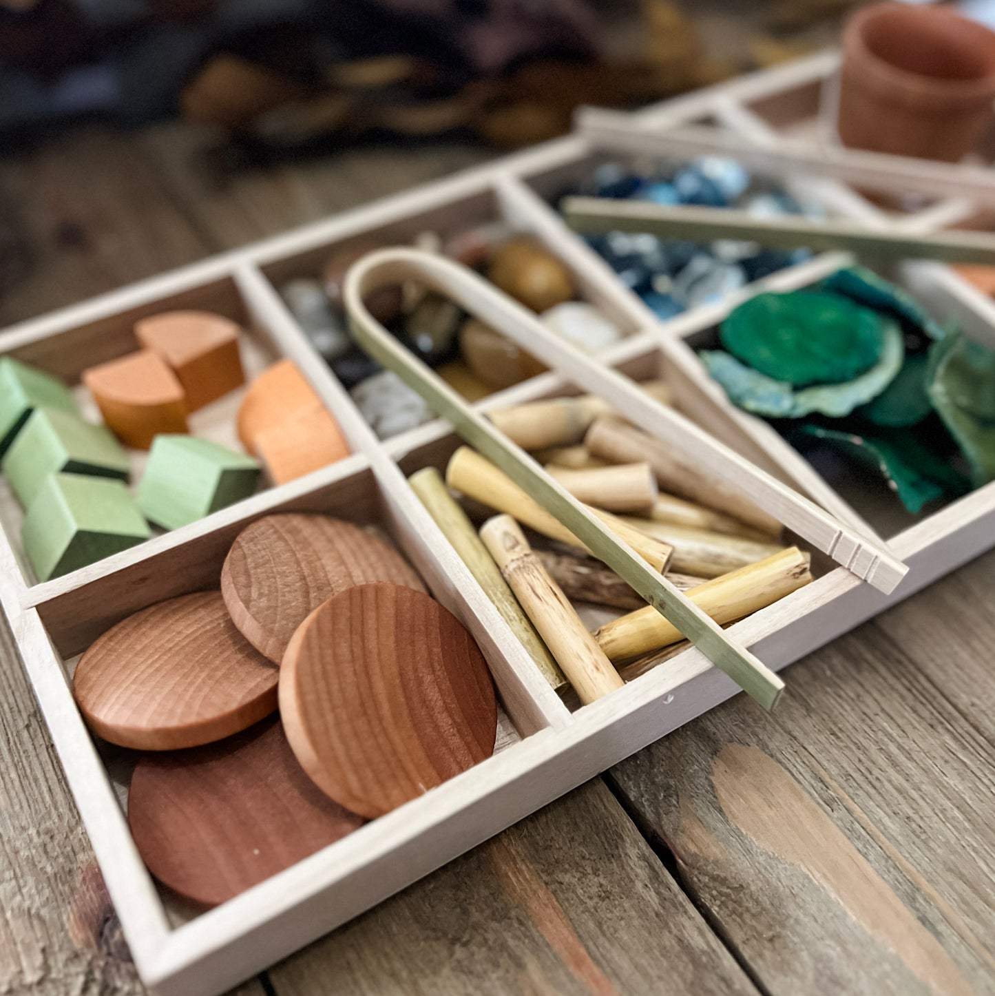 Nature Loose Parts Tinker Tray