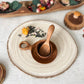 Teak Wood Scoop & Serve Set
