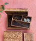 Aranyani Tree of Life Jewelry Box With Tray - Hand Carved Wood
