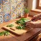 16" Bamboo Cutting Board with Handle