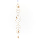 Indukala Large Moon Phase Bell Wind Chime - Home Decor