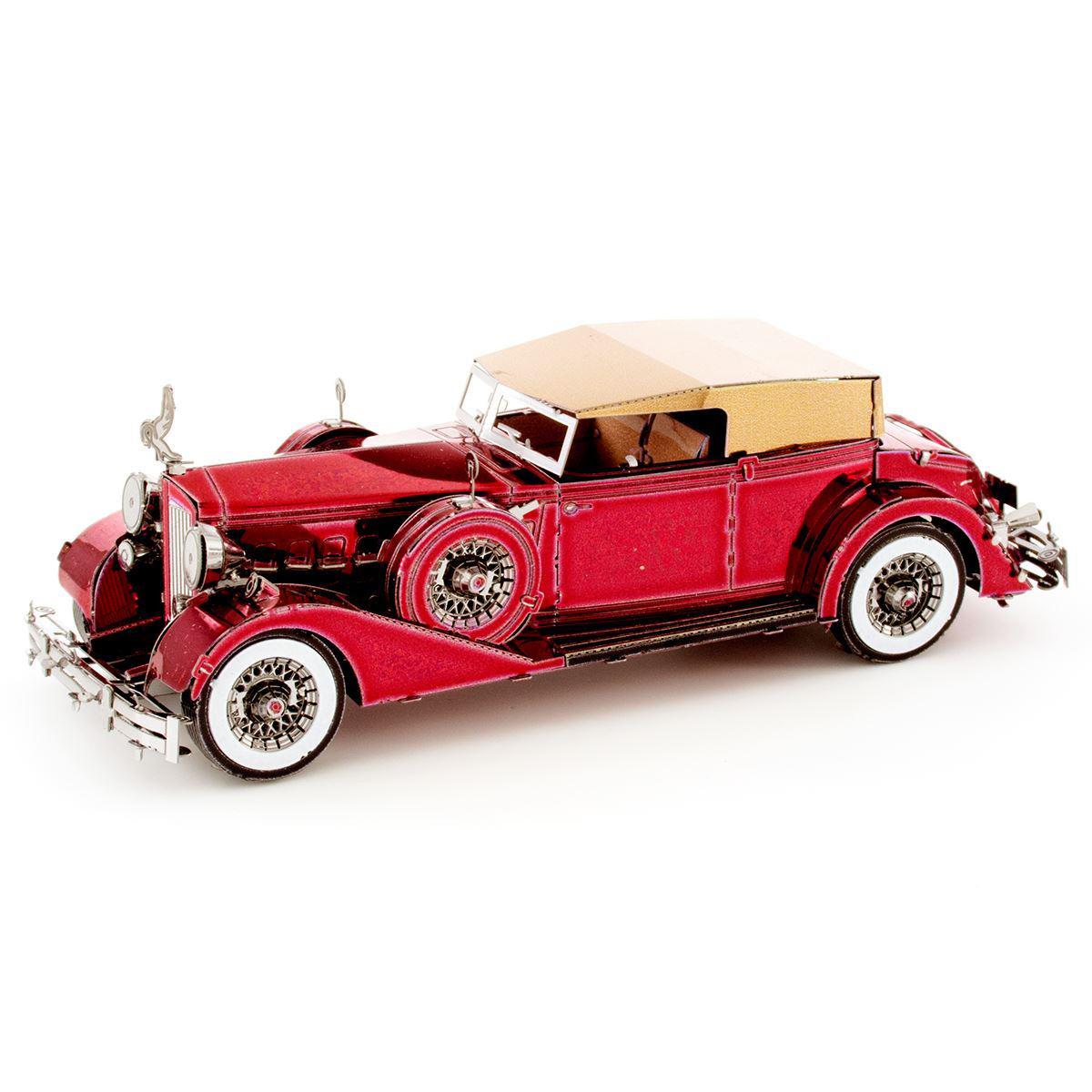 1934 Packard Twelve Convertible 3D Steel Model Kit Metal Earth