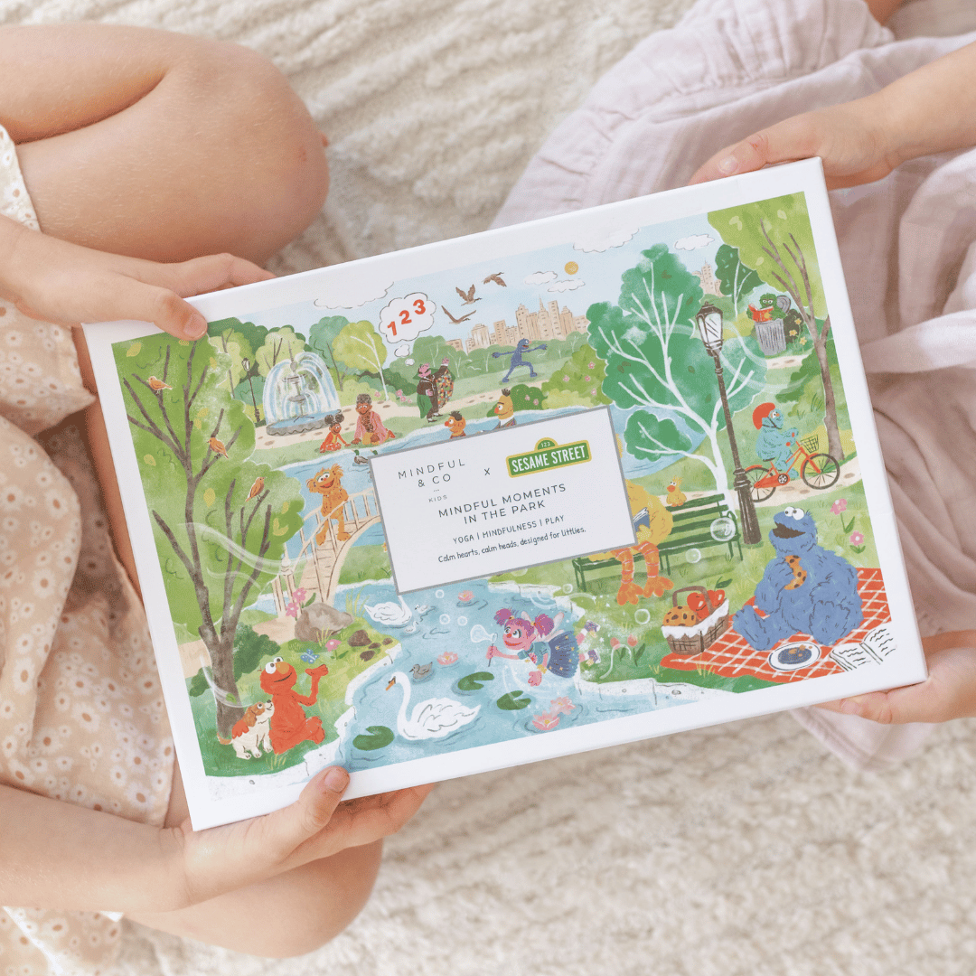 Mindful Moments with Sesame Street Floor Puzzle - Chickadees Wooden Toys