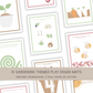 10 Gardening Themed Play Dough Mats - Digital Download