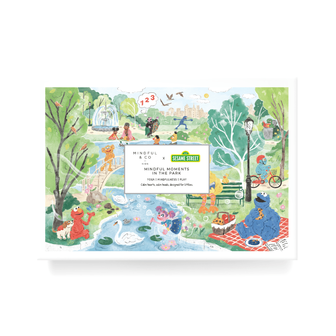 Mindful Moments with Sesame Street Floor Puzzle - Chickadees Wooden Toys