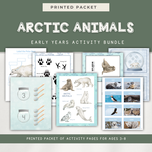 Arctic Activity Pages - Printed Packet