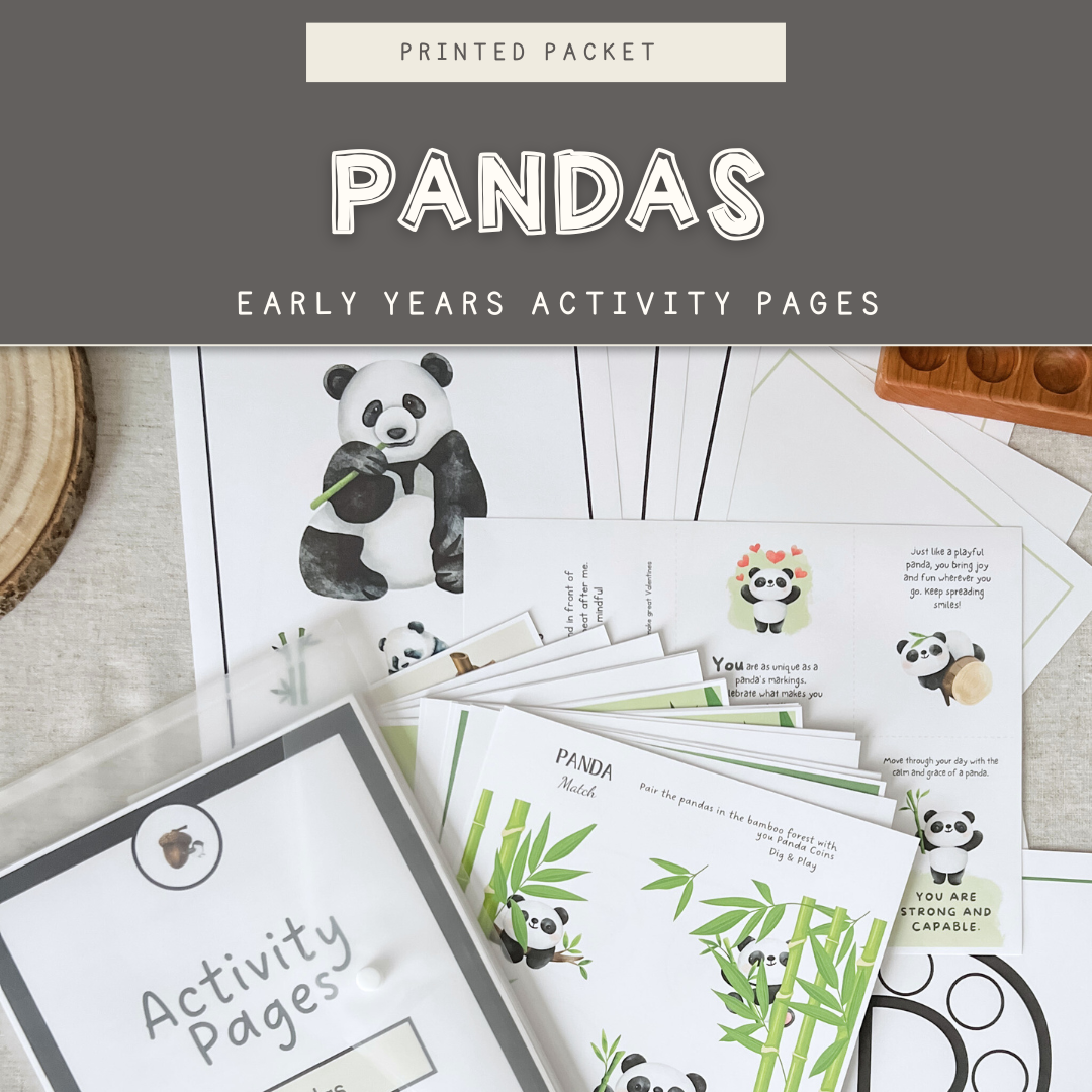 Panda Activity Pages - Printed Packet