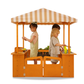 Avenlur Sumac Outdoor Wooden Play Market, Mud Kitchen & Grill Station
