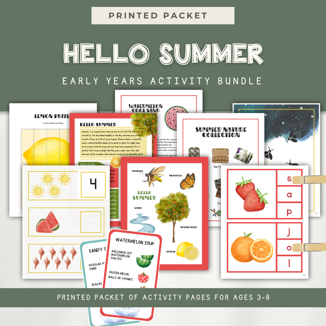 Printed Activity Pages - Early Learning Subscription 2026