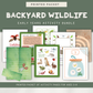 Backyard Wildlife Activity Bundle - Printed Packet - Chickadees Wooden Toys