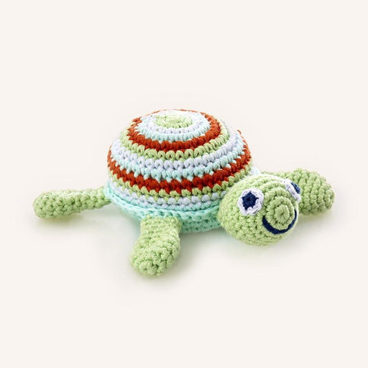 Sea Turtle Rattle - Chickadees Wooden Toys
