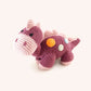 Organic Dino Rattle - Chickadees Wooden Toys