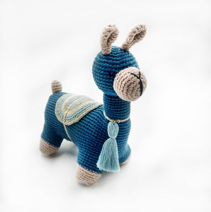 Llama Rattle - Chickadees Wooden Toys