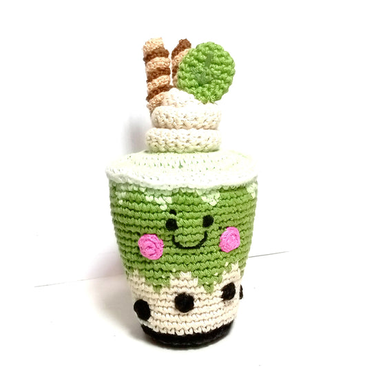 Friendly Plush Matcha Latte - Green Tea - Chickadees Wooden Toys