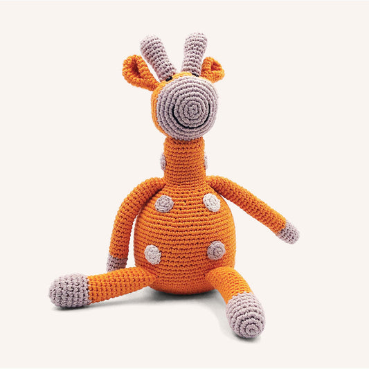 Giraffe Rattle - Chickadees Wooden Toys