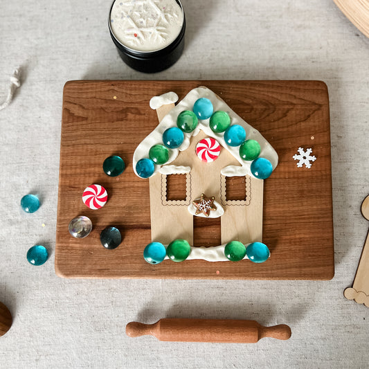 Gingerbread House Play Dough Kit