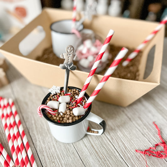 Hot Cocoa Sensory Bin