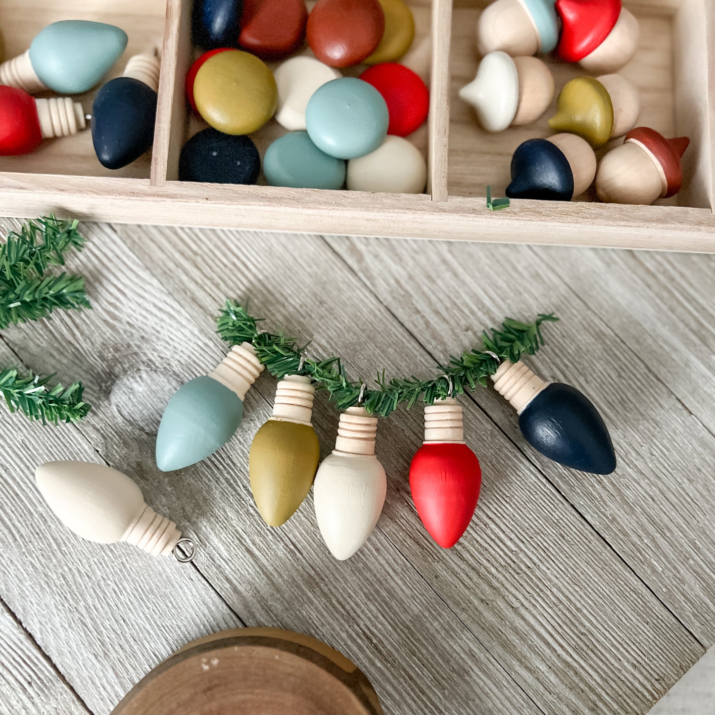 Winter Cheer Loose Parts Tray