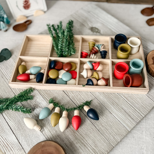 Winter Cheer Loose Parts Tray
