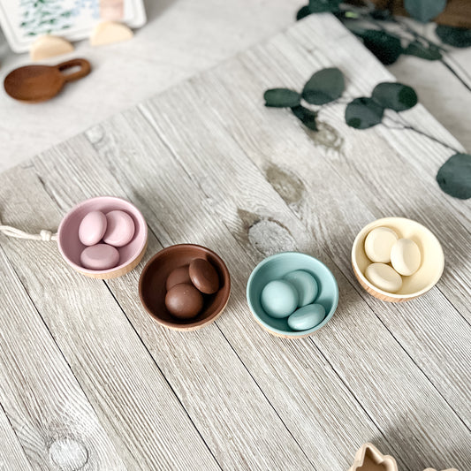 Soft Winter Sorting Set - Chickadees Wooden Toys