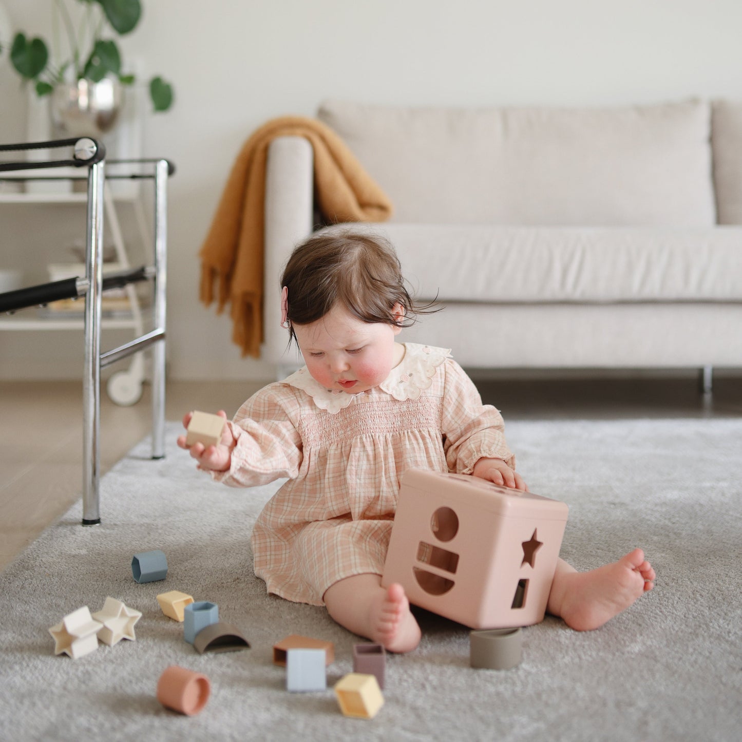 Shape Sorting Box - Chickadees Wooden Toys