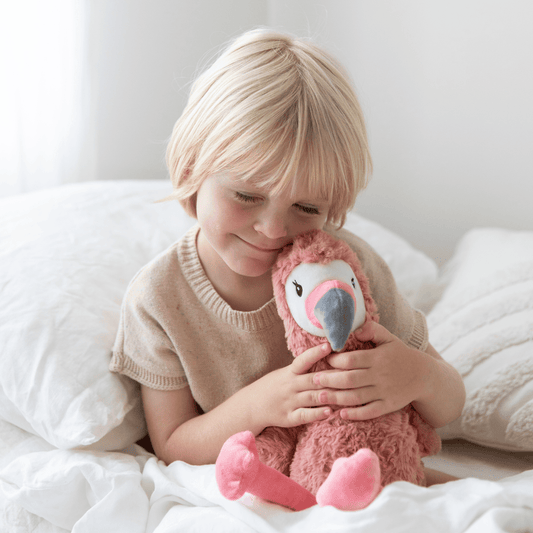 Francesca The Weighted Flamingo - Chickadees Wooden Toys