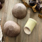 Natural Coconut Shells and Bamboo Scoop