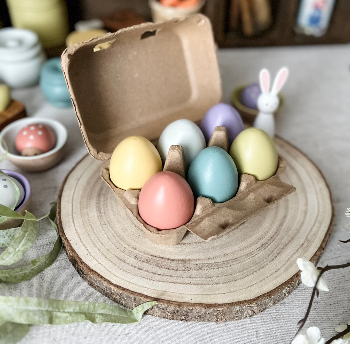 Carton of Spring Eggs