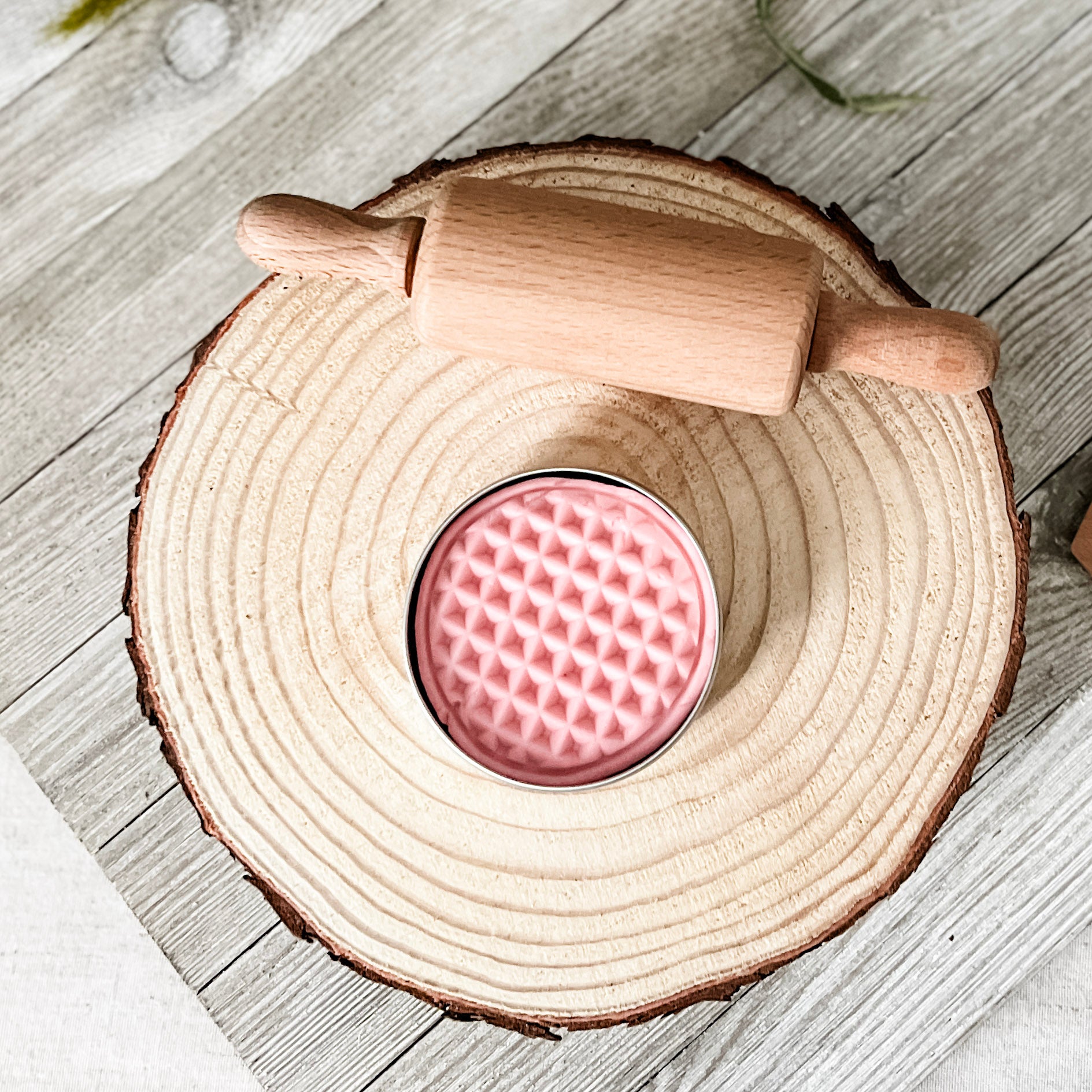 Berry Sweet Scented - Berry Pink Play Dough - Chickadees Wooden Toys