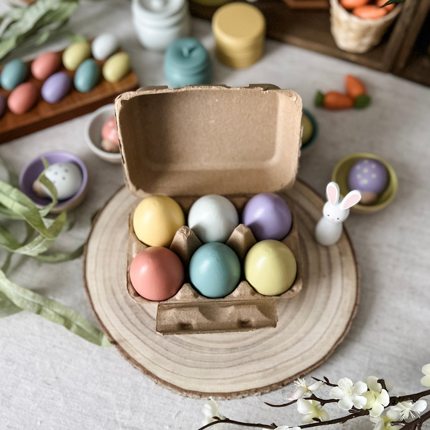 Carton of Spring Eggs