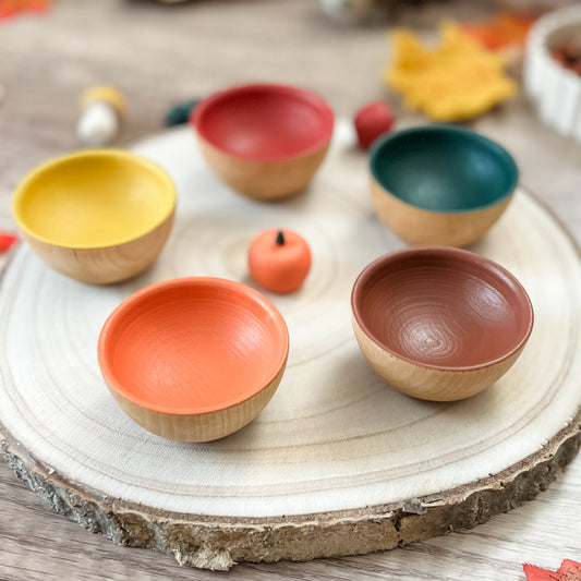 Autumn Sorting Bowls