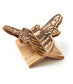 Bee Open Book Stand Holder - Handcrafted Mango Wood