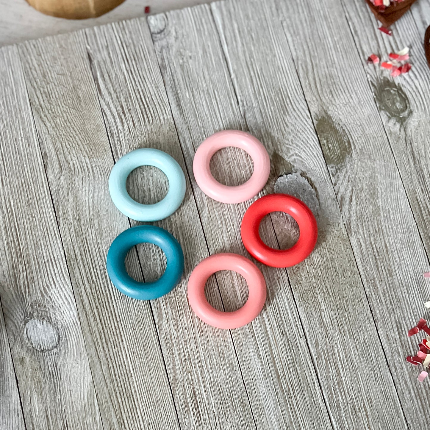 Valentine Wooden Rings