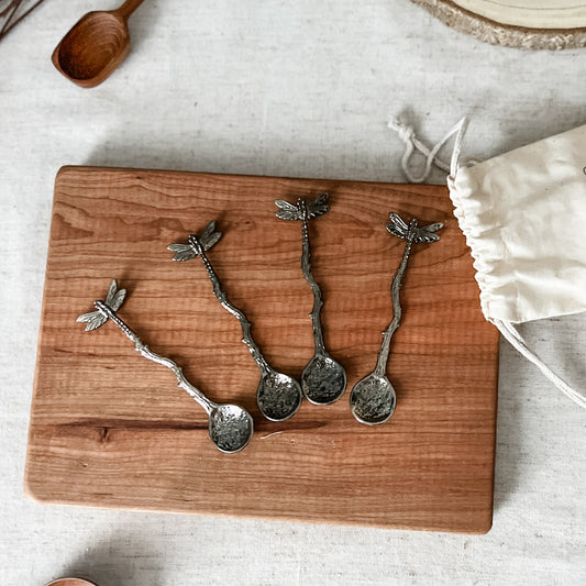 4 Little Dragonfly Spoons