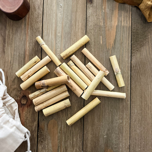 Natural River Cane Loose Parts